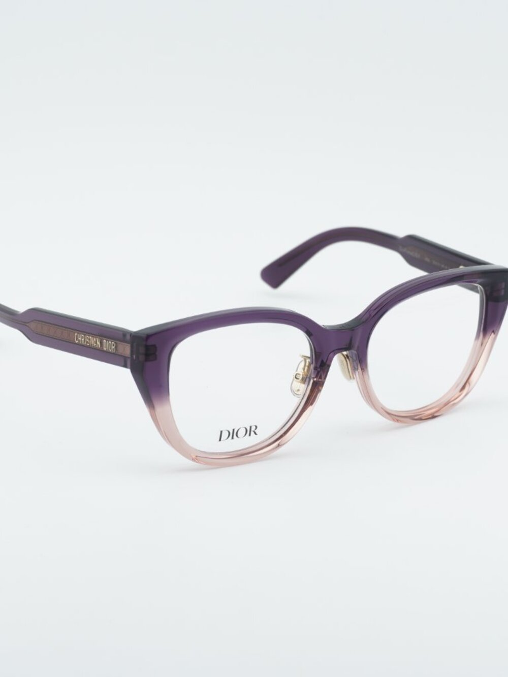 Dior DIORPRISMEO B1F 6200 Eyeglasses Purple/Pink 52mm Square Frame - Picture 8 of 10